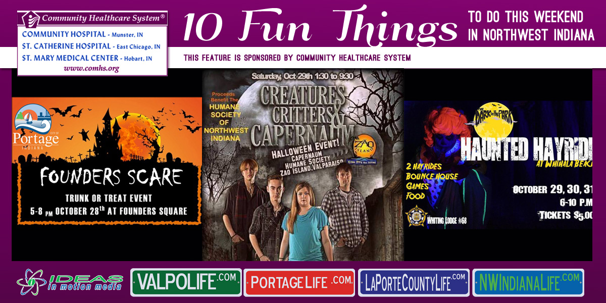 10 Fun Things to Do this Weekend in Northwest Indiana: October 28-30, 2016