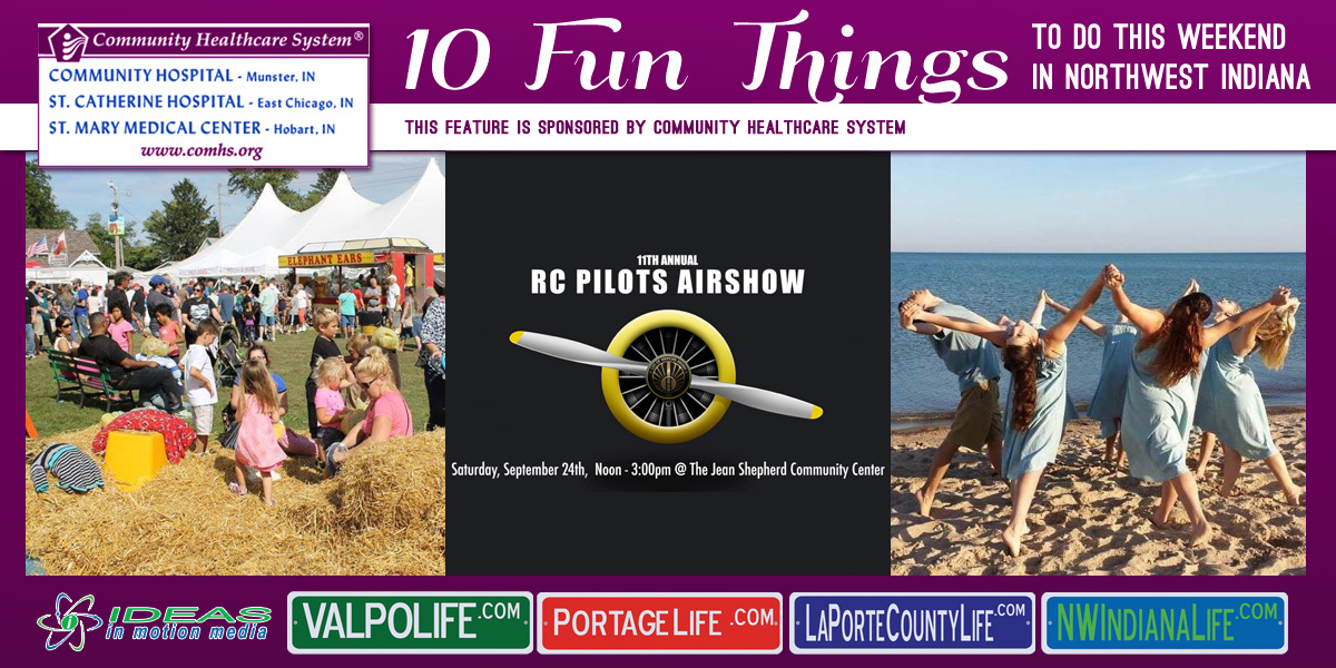 10 Fun Things to Do this Weekend in Northwest Indiana: September 23-25, 2016