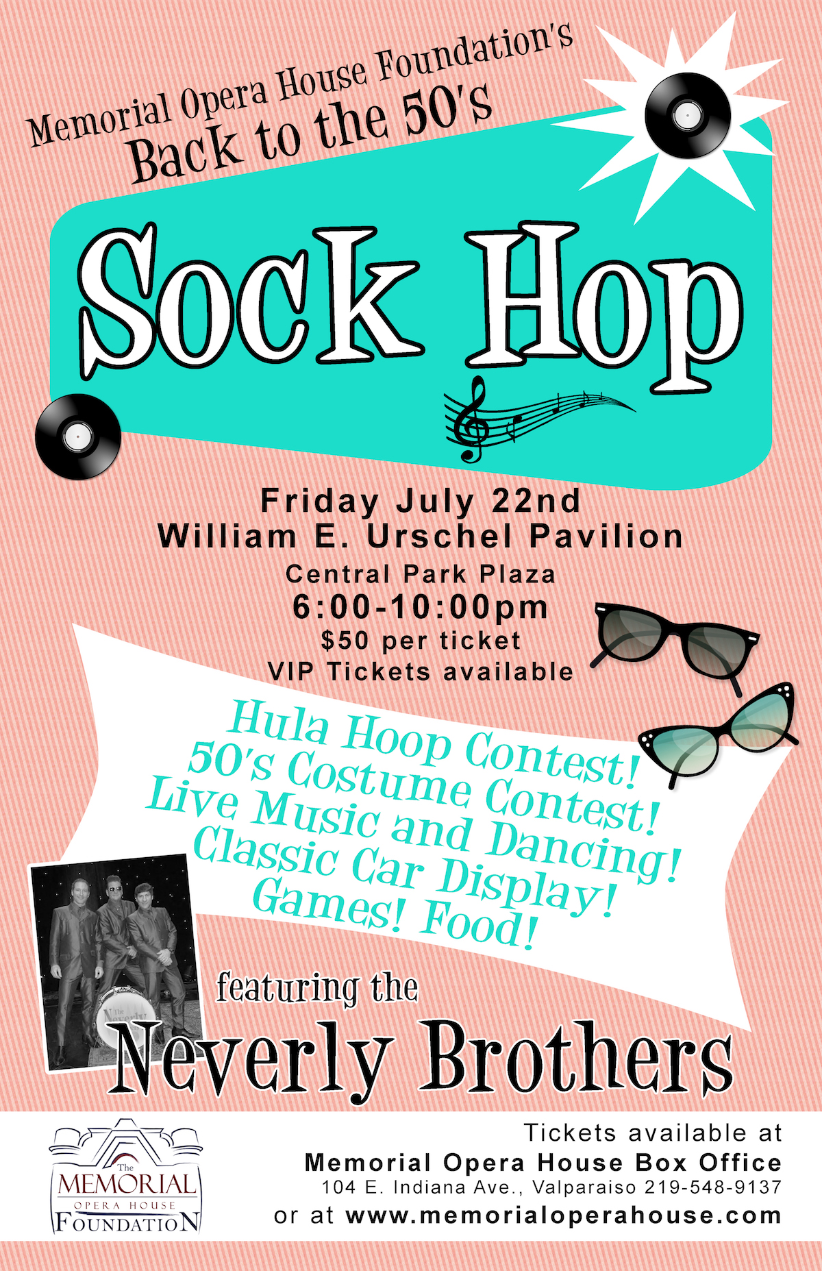 Memorial Opera House Foundation Hosts 50’s Sock Hop