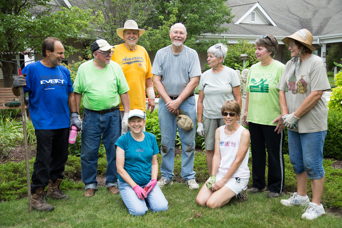 Porter County Master Gardeners Spruce Up the Gardens at Visiting Nurse Association Hospice Center in Valparaiso