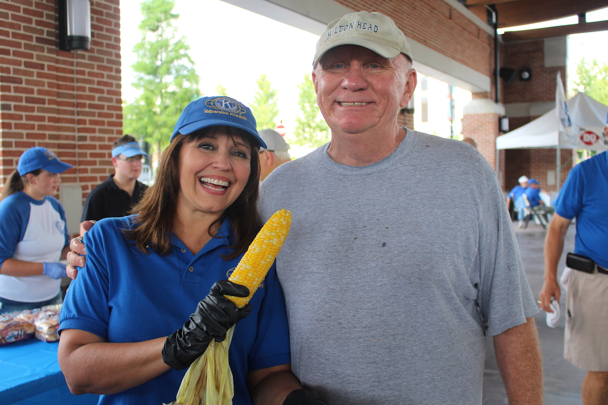 Valparaiso Noon Kiwanis Holds First Annual Corn Roast