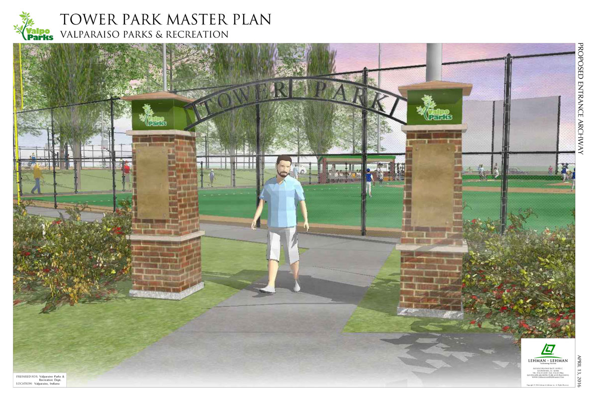 Valpo Parks Tower Park Renovation Update, September 2016