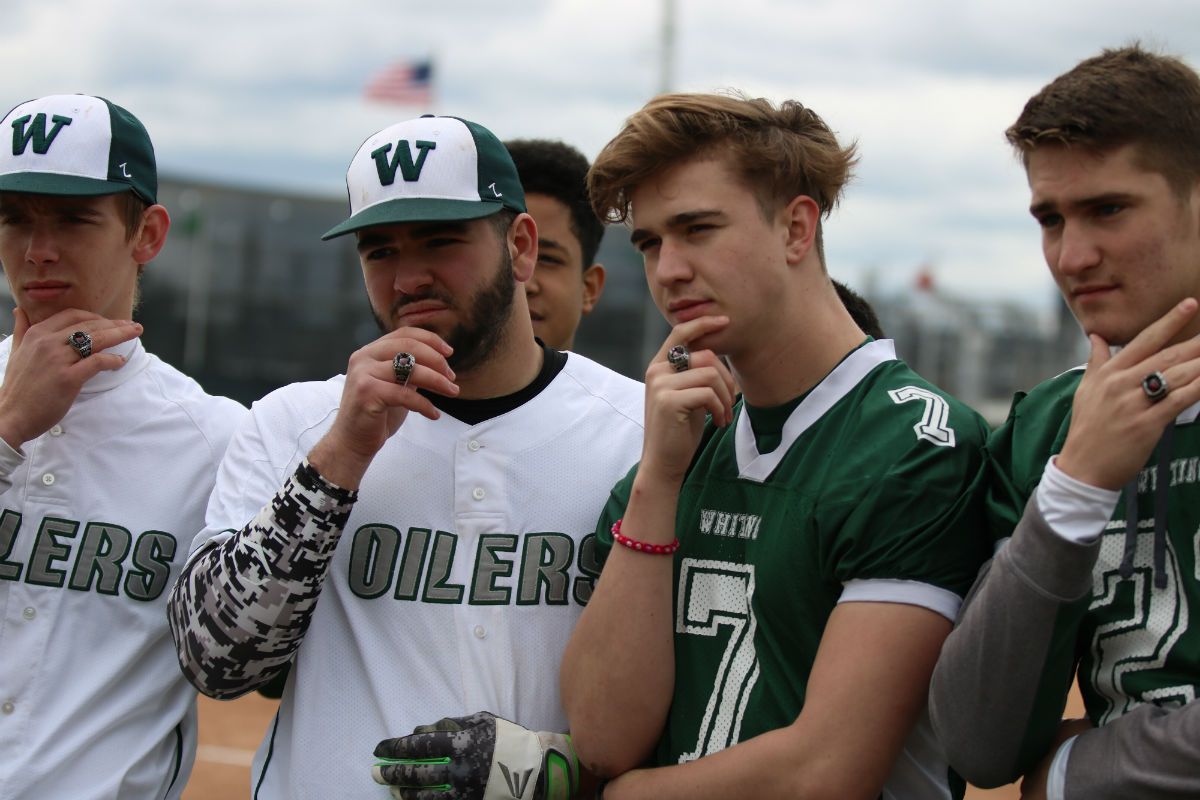 Whiting Football’s Ring Ceremony a Fitting End to a Special Season