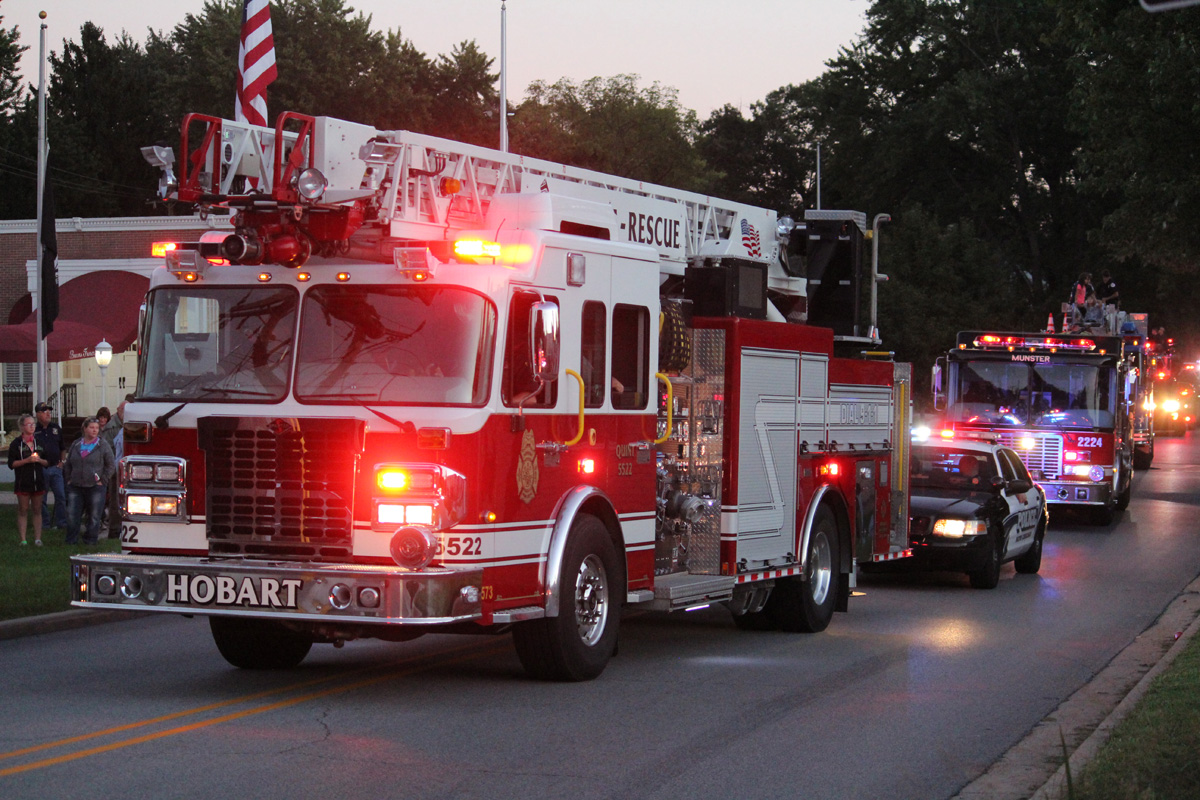 Hobart Holds 3rd Memorial 9-11 Parade In Honor of Military and First Responders