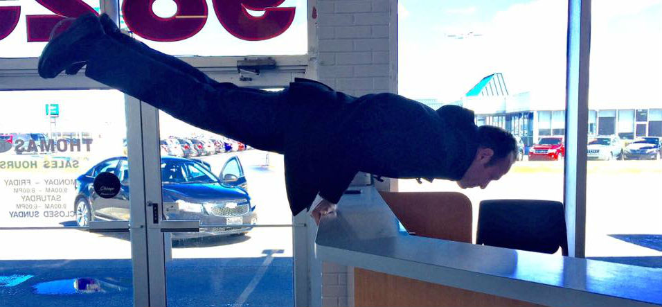 Pushups for Progress: Thomas KIA Does 22 for Veteran Suicide Awareness