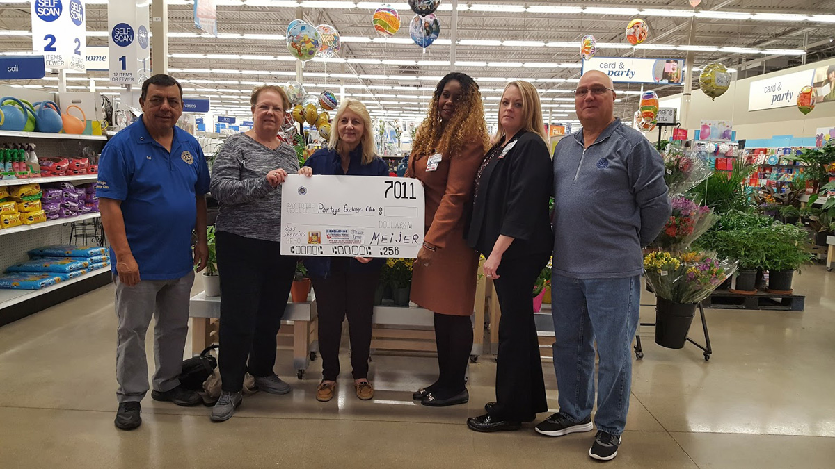 Meijer Helps the Portage Exchange Club Help Kids