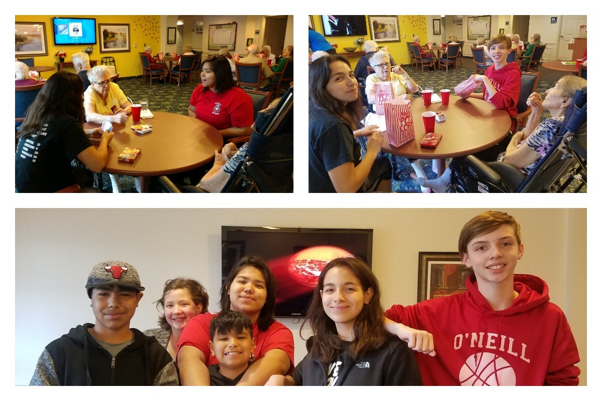 Boys &amp; Girls Clubs of Greater Northwest Indiana’s South Haven Keystone Club Volunteers at Rittenhouse of Portage