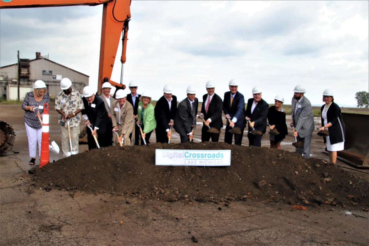 Governor Holcomb, Mayor McDermott Break Ground on Digital Crossroads of America Data Center in Hammond