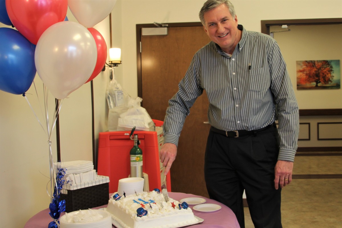 State Representative Slager Connects with Dyer Nursing and Rehabilitation