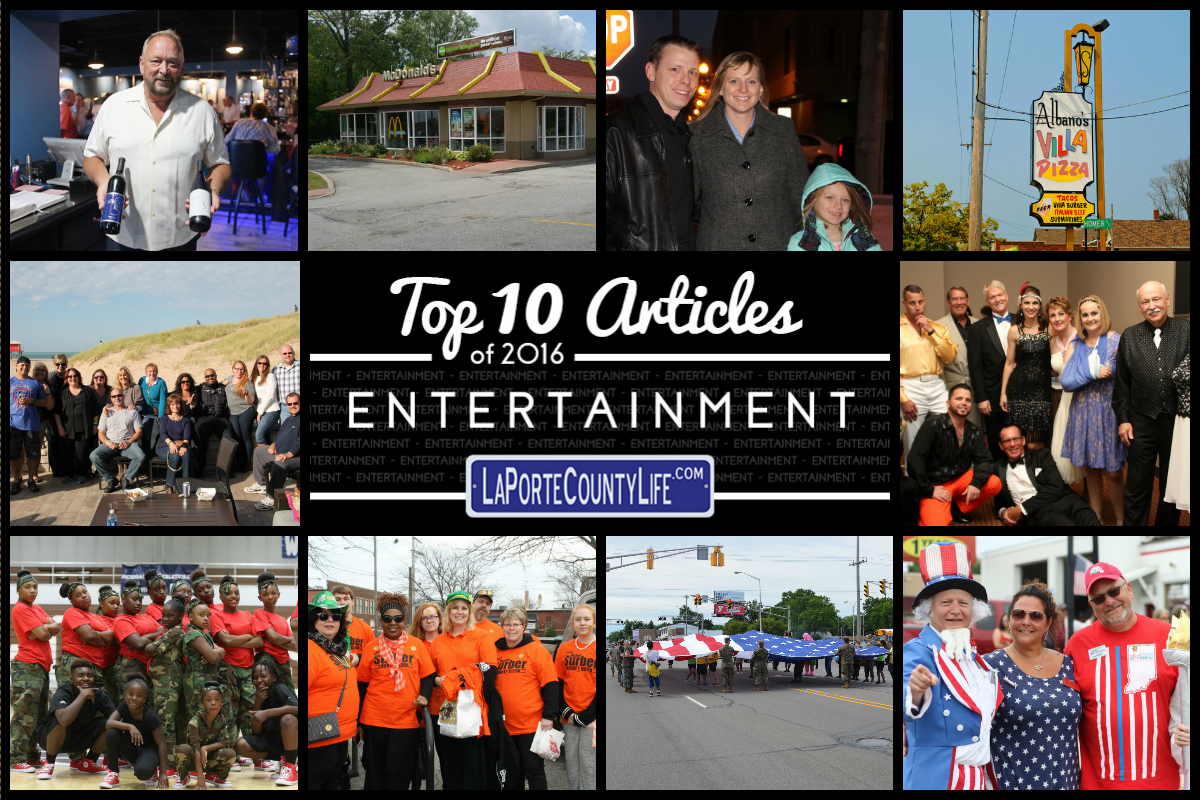 Top 10 Entertainment Stories on LaPorteCountyLife in 2016