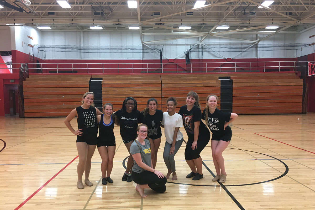 #1StudentNWI: Portage High School Dance Team Kicks off the School Year with Strength