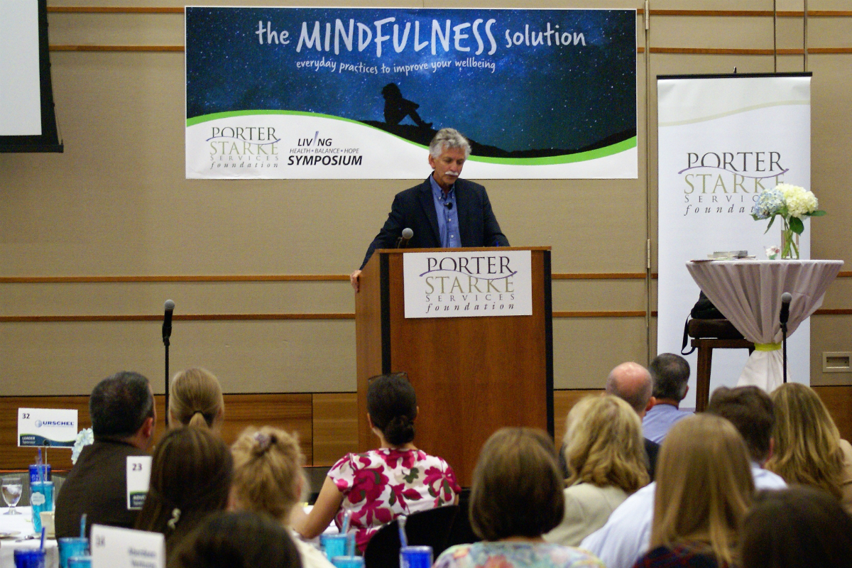 Dr. Ron Siegel Brings Mindfulness to Porter-Starke Services’ 2018 Living Health Balance &amp; Hope Symposium