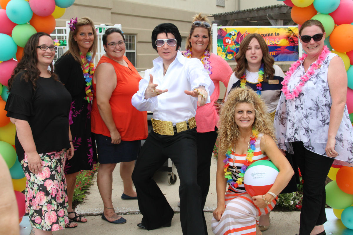 Spring Mill Health Campus Brings Slice of Paradise to Residents with Party In Paradise