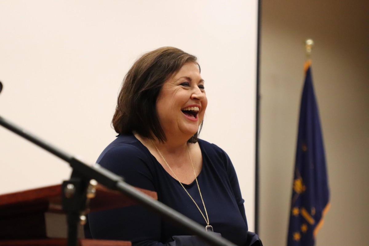 NIPSCO Executive Vice President Violet Sistovaris Returns to IUN to Inspire Students and Offer Thoughts on Hot Social Topics