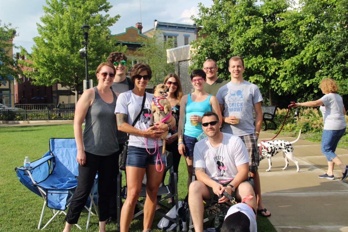 Dog of All Sizes Strutted Out to Lakeshore PAWS 2017 Pup Crawl