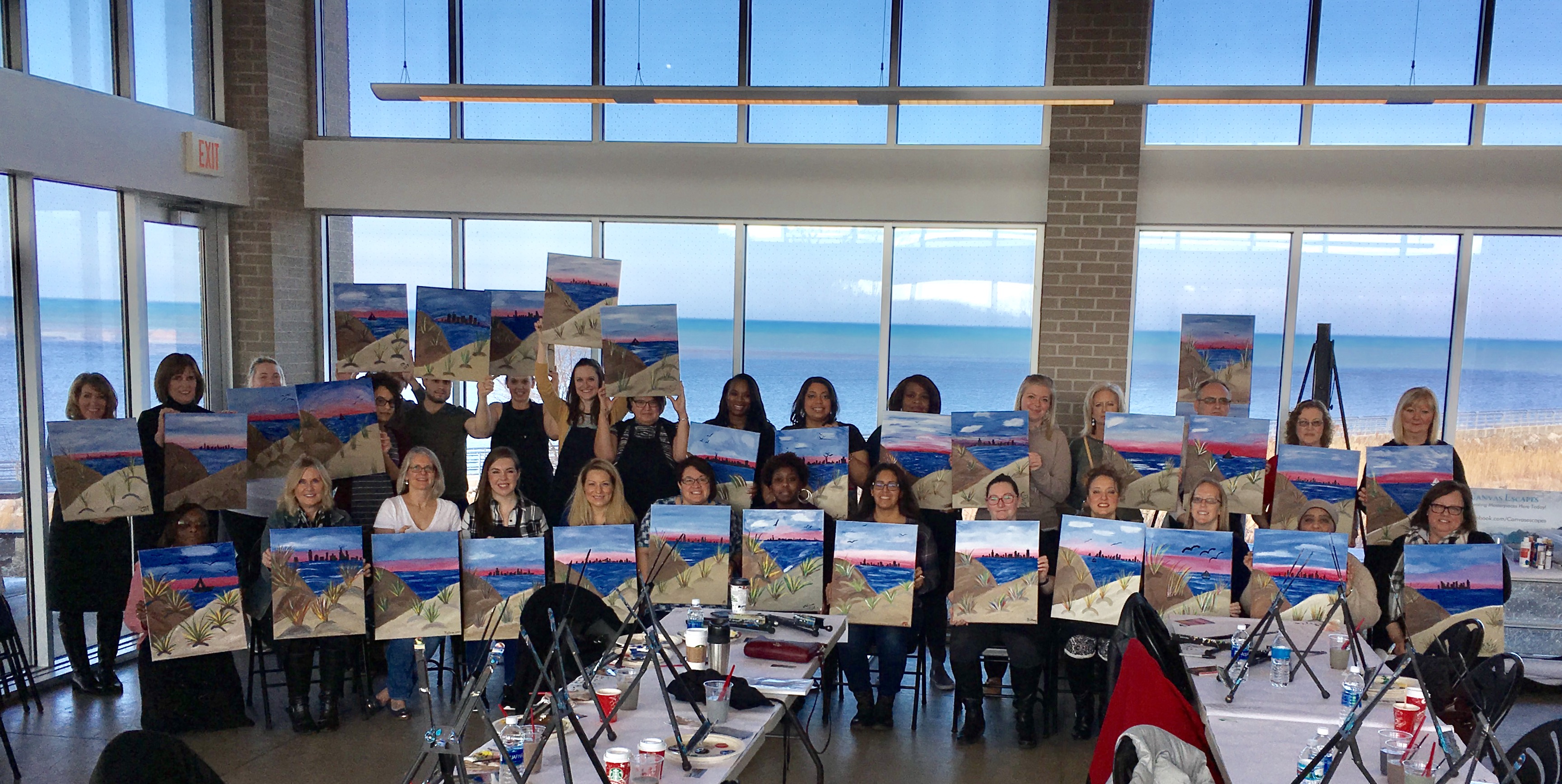 St. Mary Medical Center Raises Funds for Cardiovascular Research Fund with 2017 Coffee &amp; Canvas Event